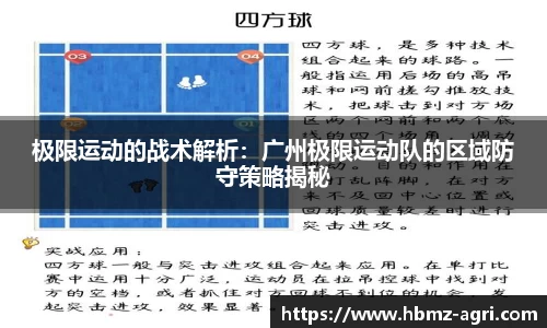极限运动的战术解析：广州极限运动队的区域防守策略揭秘